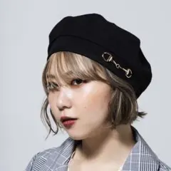 WEGO/ビット付きベレー帽