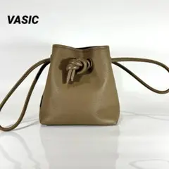 未使用級 VASIC ヴァジック bond ボンド ミニ　巾着 ハンドバッグ