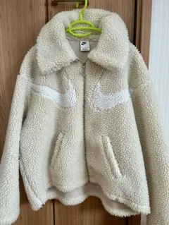 Nike フリースジャケット Mサイズ クリーム色