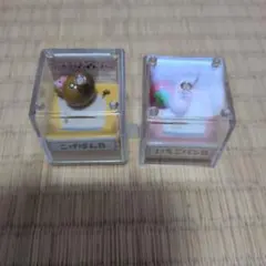 こげぱん　いちごパン　ピンバッジ 2点セット サンエックス こげぱん メロンパン＆いちごパン ピンバッジ 2002年製