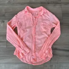 Frank & Eileen 長袖シャツ オレンジ XXSのサムネイル