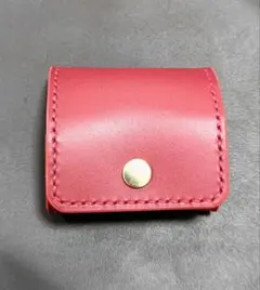 ヌメ革手縫いボックスコインケース　BCC-009