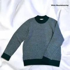 【希少】White Mountaineering 総柄　ニットのサムネイル