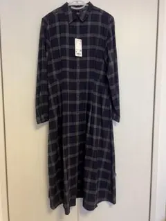 UNIQLO ソフトフランネルフレアワンピース 新品タグ付き