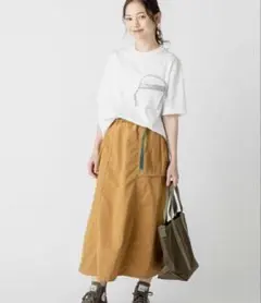 エルエルビーン 半袖Tシャツ　白　M ポケット付 吸水 速乾 ジャージー素材のサムネイル
