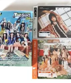 TWICE〜モモ　開封済CDセット