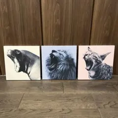 ファブリックパネル　ファブリックボード　3連　jam