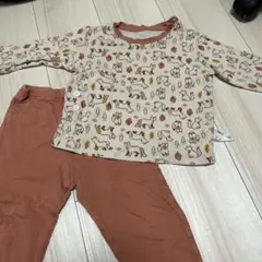 UNIQLO 動物柄ベビーパジャマ　90cm