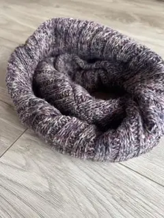 ネックウォーマー パープル