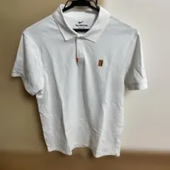 【極美品】NIKE The Nike Polo ナイキ ポロシャツ ホワイト L