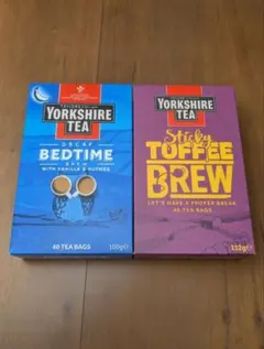 新 Yorkshire Tea スティッキー・トフィー & ビクトリア・スポンジ