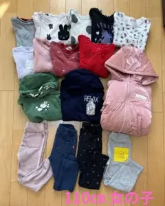 ★110cm 女の子★ 秋・冬服 18点まとめ売り