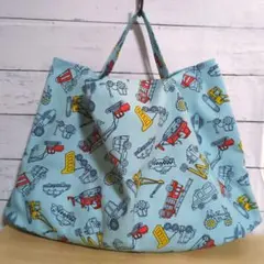 働く車(サックス) ハンドメイド　エコバッグ