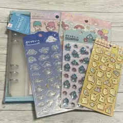 新品 6リングファイル ブラック 黒 2L L クリア ポケット ダイソー