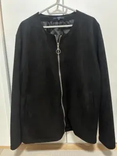 Ciaopanicブラック スエード風 ジップアップジャケット