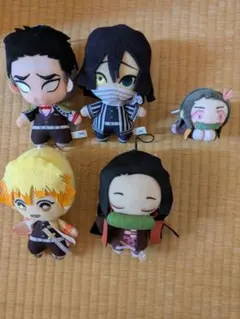 鬼滅の刃 ぬいぐるみ 5体セット