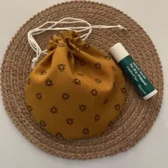 まんまる巾着◉オレンジ