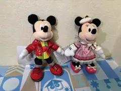 ディズニー ヴェネロペ ぬいぐるみバッジ ミッキー ミニー