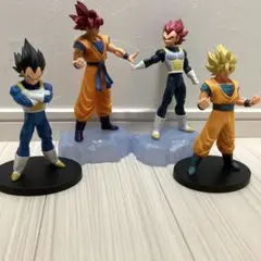 ドラゴンボールZ・超 フィギュア 4体セット 孫悟空 ベジータ