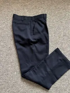 事務作業服　ユニフォーム　ネイビー スラックス シンプル　②のサムネイル