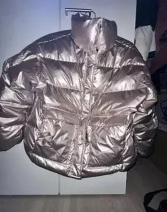 GAP メタリックピンク ダウンジャケット