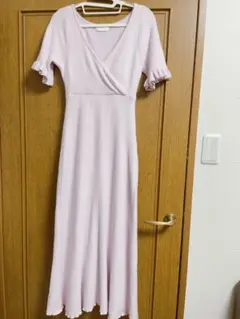 【snidel home】半袖カシュクールワンピース