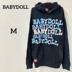 BABYDOLL ロゴプリント パーカー Mサイズ