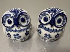 フクロウ 陶器 インテリア 小物