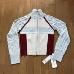 LILY BROWN LILY BROWN リリーブラウン 配色ニットブルゾン