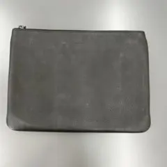 COACH コーチ クラッチバッグ セカンドバッグ レザー 黒