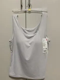 ユニクロ エアリズム ブラタンクトップ ライトグレー Lサイズ 新品未使用
