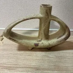 変形花器 フラワーベース 一輪挿し いけばな 華道 清山焼