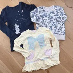 まとめ売り　長袖　カットソー トレーナー　130