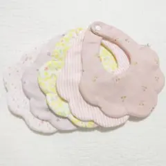 No.83 ハンドメイドもくもくスタイ5枚セット