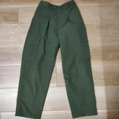 GLOBAL WORK カーゴパンツ カーキ XSサイズ