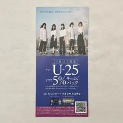 欅坂46 櫻坂46 フライヤー イオンカード 渡邉理佐 長濱ねる 小林由依