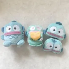 サンリオキャラクターズ　ハンギョドン アミューズメント限定マスコット　4点セット