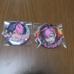 シクフォニ第16弾　缶バッジ 2個セット LANくん、