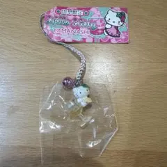 ハローキティ　根付け　ストラップ　山梨限定　赤ワイン HELLO KITTY 山梨県 ワイン キティ 根付け - メルカリ