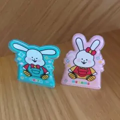 おは朝パーク　アクリルスタンド　おきたくんめざめちゃん