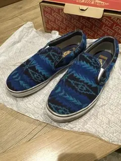 VANS バンズ PENDLETON ペンドルトン スリッポン　28 箱付