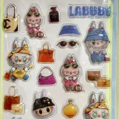 ラブブ　立体　 ぷっくり　ボンボンドロップ　ドロップ シール　ブランド　3D