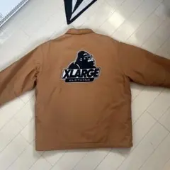 XLARGE ブラウンコーチジャケット ゴリラロゴ