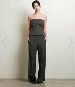 アティセッション　ATTISESSION ストレートドロストトラウザー　新品