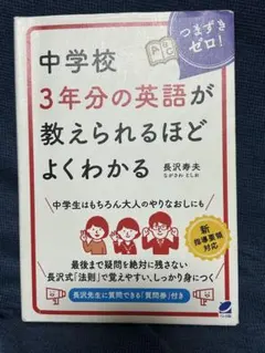 中学校3年分の英語が教えられるほどよくわかる 長沢寿夫 ベレ出版