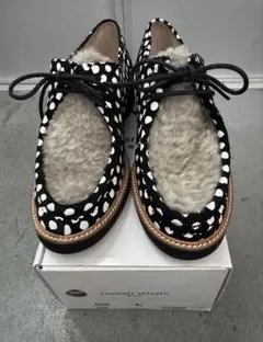 tsumori chisato WALK ボア付き レースアップシューズ 革靴