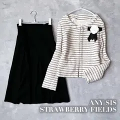 エニィスィス セレモニー M ママスーツ 黒 卒園式 卒業式 入学入園 a12