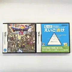 【動作確認済】DSソフト2点 ドラクエ9 / もっとえいご漬け まとめ売り