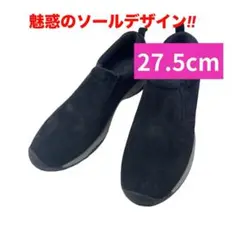 黒靴カジュアル ファッション スニーカー 27.5cm 厚底スニーカー