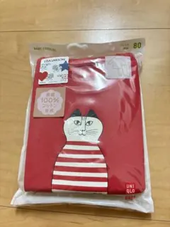 ユニクロ　リサラーソン　80 ルームウェア　パジャマ　長袖　女の子　ネコ　猫